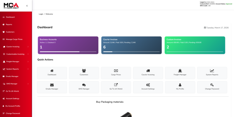 free freight forwarding software for startups and small freight agents